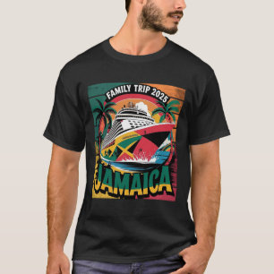Familienkreuzfahrt Jamaika Segeln Zusammen 2025 T-Shirt
