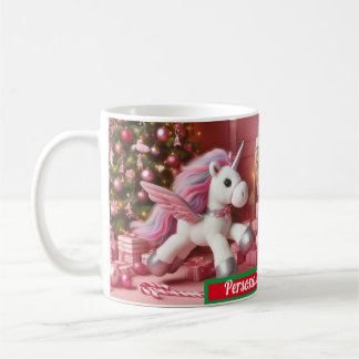 Familienkritmen in Rosa Kaffeetasse