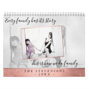 Familienleben   Korallenjahr in Bildern   12 Foto Kalender