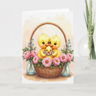 Familienliebe Geflügel Freunde Karte