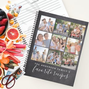 Familienlieblings-Rezepte-Fotoalbum-Kochbuch Notizbuch