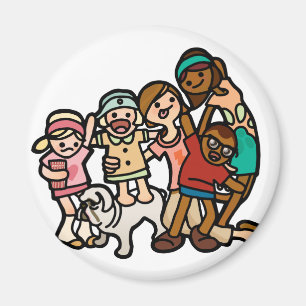 Familienmagnetismus Magnet