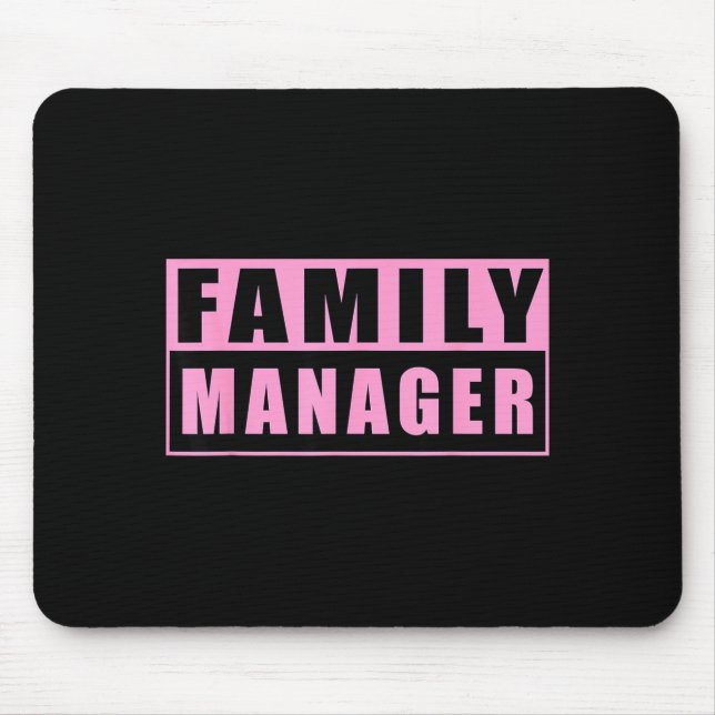Familienmanager Muttertag  Mousepad (Vorne)