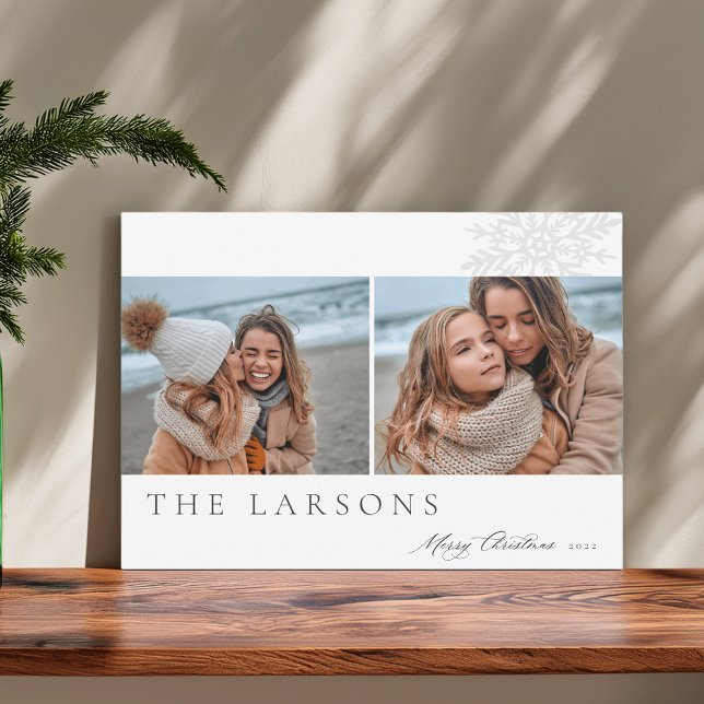 Familienmarquee | Frohe Weihnachten Zwei Foto (Von Creator hochgeladen)