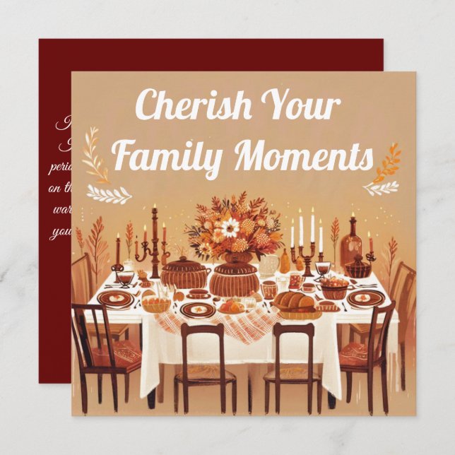 Familienmomente: Freuen Sie sich auf Weihnachten (Vorne/Hinten)