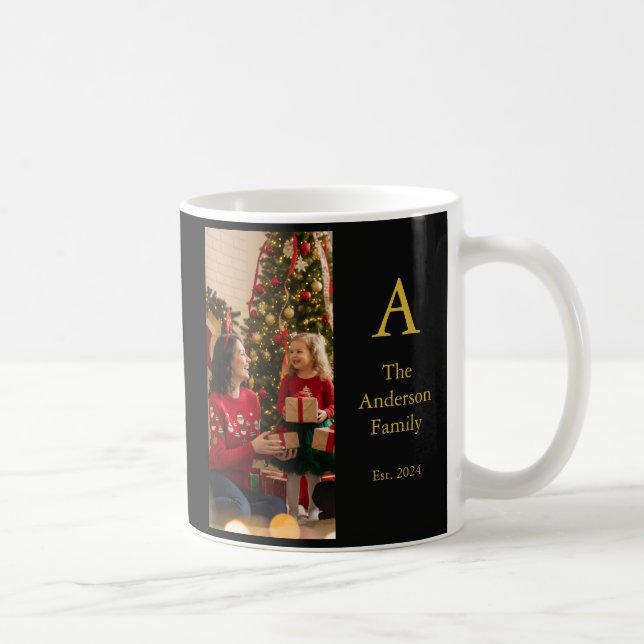 Familienmonogramm  kaffeetasse (Rechts)