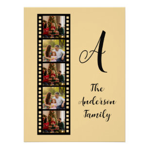 Familienmonogramm poster