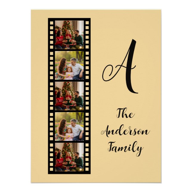 Familienmonogramm  poster (Vorderseite)