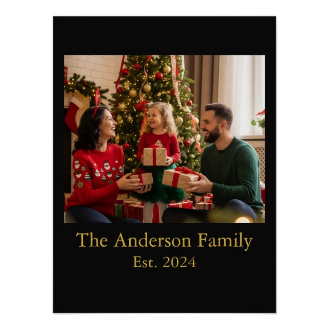 Familienmonogramm  poster (Vorderseite)
