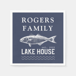 Familienname des Lake House Serviette