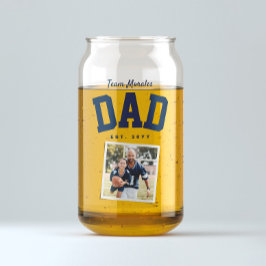 Familienname des Mannschafts-Vaters 1 Foto sportli Dosenglas