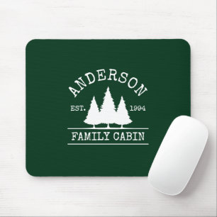 Familienname Forest Green Mousepad