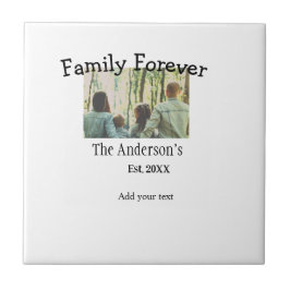 Familienname Foto Jahr rustikale Vintage Ferien hi Fliese