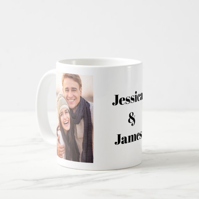 Familienname für Fotos Kaffeetasse (Vorderseite Links)