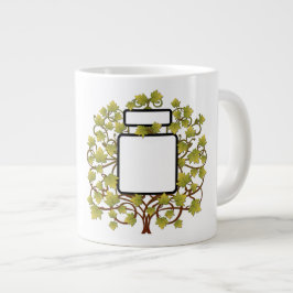 Familienname hinzufügen / Bilder - Jumbo-Tasse