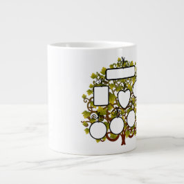 Familienname hinzufügen / Bilder - Jumbo-Tasse