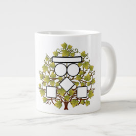 Familienname hinzufügen / Bilder - Jumbo-Tasse