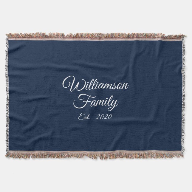 Familienname, Jahr, Anzahl Marine anpassen Decke (Vorderseite)