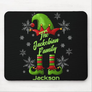 Familienname Jahr Wiedersehens-Passende Weihnachts Mousepad