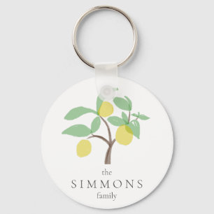 Familienname Lemon Obstbaum Schlüsselanhänger