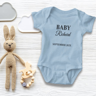 Familienname Nachname Kind Baby Strampler