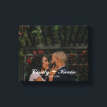 Familienname oder Hochzeitstermin Leinwanddruck<br><div class="desc">Dieses Design gedruckt Custom Family Nachname oder Hochzeitdatum Canvas Print,  die mit Ihrem Text angepasst werden können. Bitte klicken Sie auf den Button "Anpassen" und verwenden Sie unser Design-Tool,  um diese Vorlage zu ändern. Karo im Grafikdesign-Store für andere Produkte,  die diesem Design entsprechen!</div>