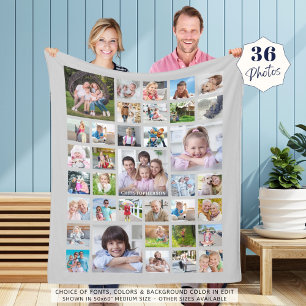 Familienname oder Titel Grau Fleecedecke