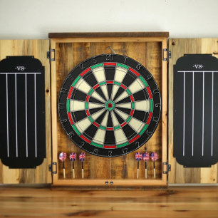 Familienname Personalisiert Blue Dartboard Dartscheibe