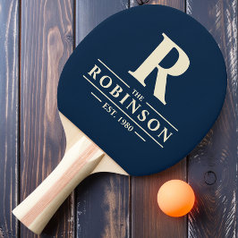 Familienname und Anfangsname des Tiefseehaals Tischtennis Schläger