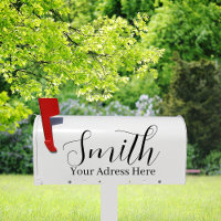 Familienname und Anschrift - Personalisiertes Post