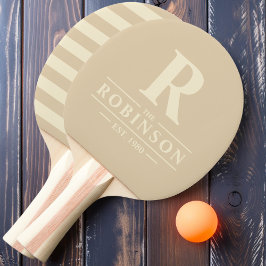 Familienname und erste Polo Sand Dune Tischtennis Schläger
