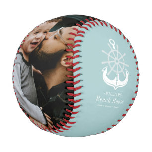 Familienname und Foto Anchor Baseball