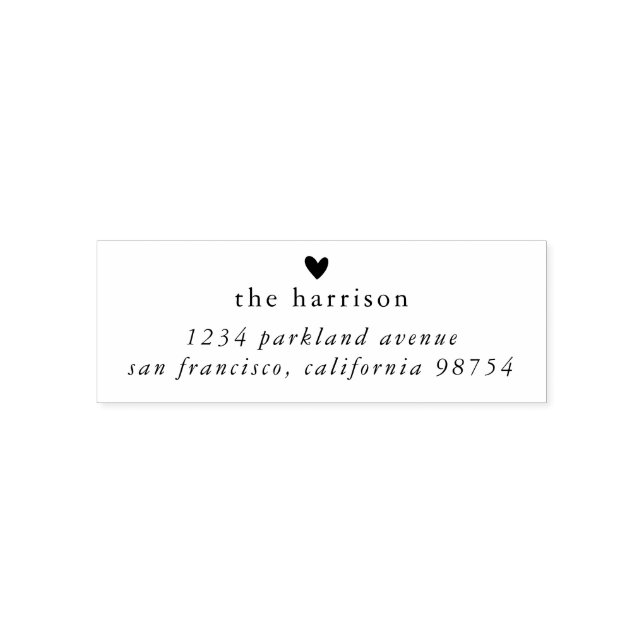 Familienname und Rücksendeadresse Selbstfarbige Br Permastempel (Design)