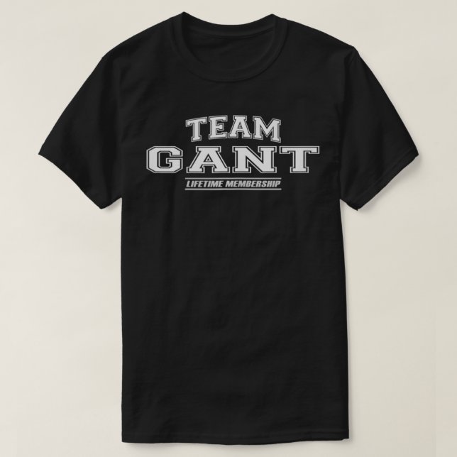Familienname von Team Gant Stolz, Nachname 1 T-Shirt (Design vorne)