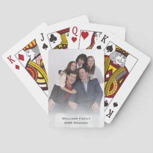 Familienname Wiedersehen-Foto Einzigartige Neuheit Spielkarten