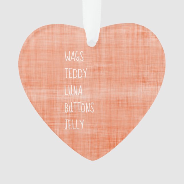 Familienname Zeitlose Keepake-Nachrichtenfreude Ornament (Vorderseite)