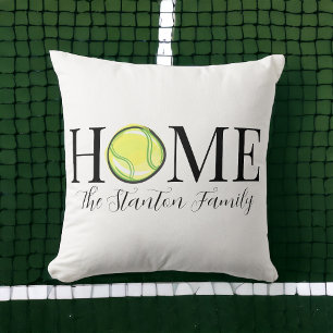 Familienname Zuhause Tennis Ball Kissen