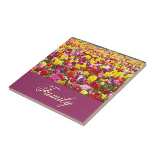 Familiennamegeschenke decken Kunst Fliese