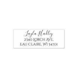 Familiennamen, Rücksendeadressen-Aufkleber Permastempel