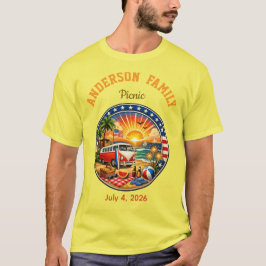 Familienparty T-Shirts bunt
