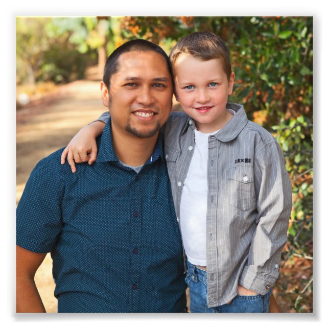 Familienportrait 6x6 Square Foto (Vorne)