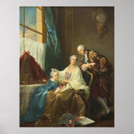 Familienportrait - François-Hubert Drouais Fine Ar Poster