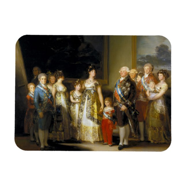 Familienporträt von König Charles IVJose de Goya Magnet (Horizontal)