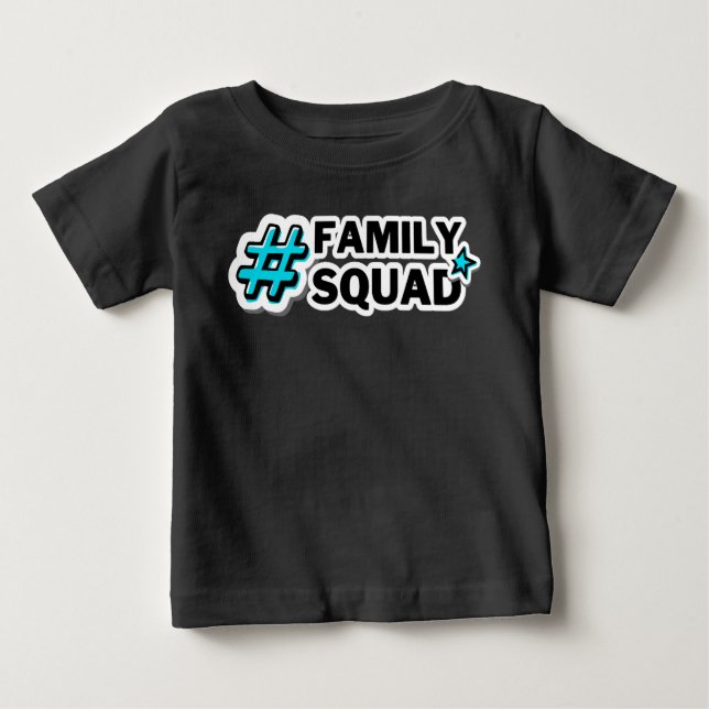 Familienposten Baby T-shirt (Vorderseite)