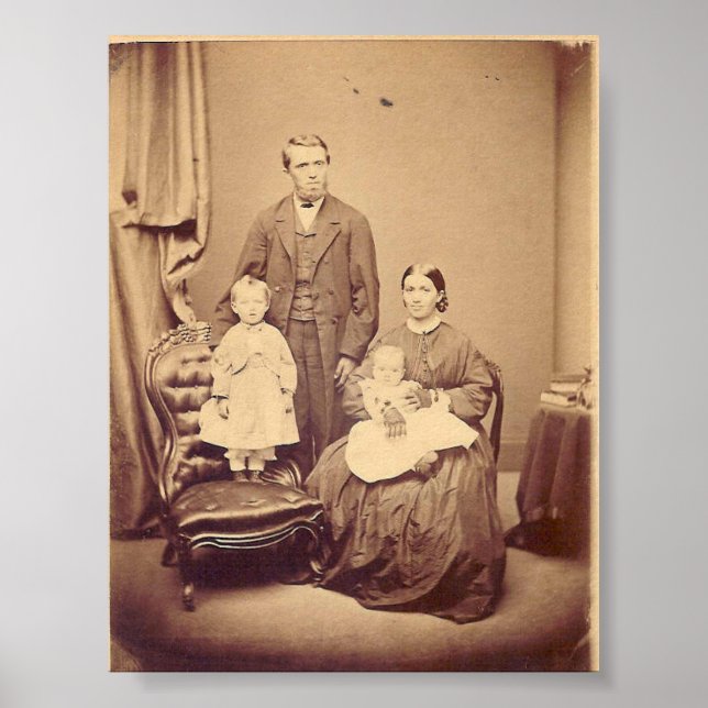 Familienposter aus dem 19. Jahrhundert Poster (Vorne)