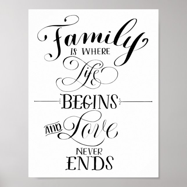 Familienposter Poster (Vorne)