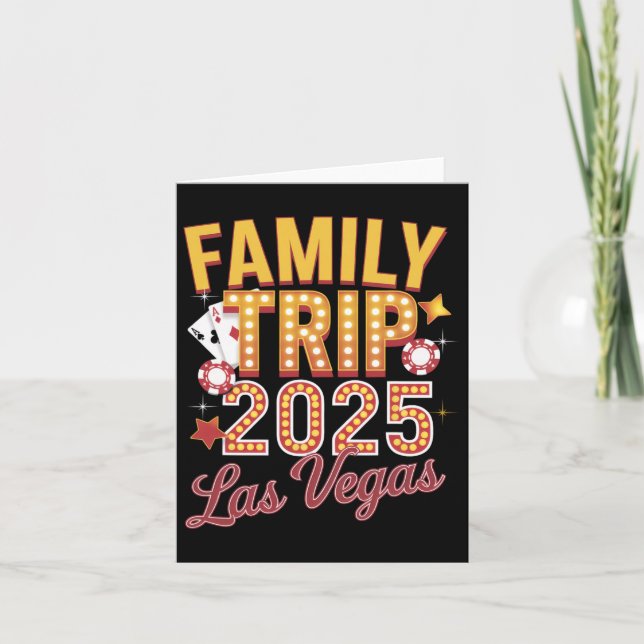 Familienreise 2025 Las Vegas - Familienreise 2025 Karte (Vorderseite)