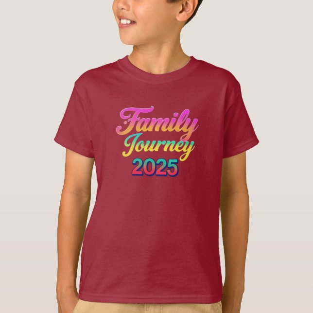 Familienreise 2025 T-Shirt (Vorderseite)