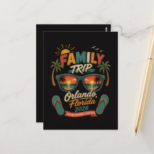 Familienreise Orlando Florida 2026 Postkarte