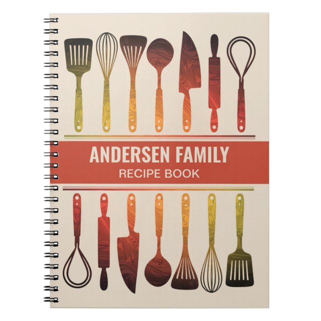 Familienrezeptbuch Notizblock (Vorderseite)